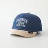 Gorra de Béisbol Infantil de Bloques de Color de Moda Gorra de Béisbol Elegante para Exteriores para Niñas Estilo Japonés Transfronterizo Nuevo Sombrero para el Sol para Niños Pequeños