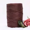 Corpo de luz grosso fio de gelo oco fio de gelo tecido à mão diy saco fio almofada fio de verão chapéu de sol fio