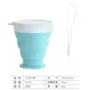 Venta Caliente de Amazon Taza de Agua Plegable de Silicona para Exteriores Estudiante Práctica Taza de Café Taza de Plástico Regalo Desarrollo