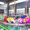 Equipamento de Diversão Mini Naveta, Carrinho Esportivo Vertical de Argola para Crianças, Luzes LED e Sistema de Som, Universal para Uso Interno e Externo