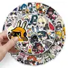 50 Piezas de Pegatinas del Paquete de Cero Expresión, Mihoyo Juego Bidimensional Lindas Pegatinas para Maleta Computadora Portátil