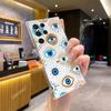 Funda para Teléfono Móvil Transparente Ojos Azules Popular de Temu Galaxys23Fe Cubierta Protectora Creativa S24Ultra Funda Suave