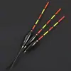 Boia de Pesca Feita de Balerwood para Água Rasa, Adequada para Carpa Crucian e Carpa, com uma Cauda Grossa Distinta, Cor Preta, Cauda Grossa com 5 Olhos, Pesca Tradicional