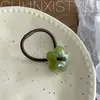 Accesorios para el cabello semi-transparentes de tinta, cuerda para el cabello, banda de goma, coleta, nuevo anillo para el cabello de flor linda de resina 2023, tocado, cuerda para el cabello para mujeres