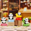 Figuras de dibujos animados de moda estilo chino, Caja sorpresa Familia Panda Zuanzuan, decoraciones de escritorio creativas, juguetes de moda, regalos navideños