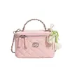 Bolso Bordado Acolchado para Mujer 2026 Nueva Moda Versátil Cadena Bolso Cruzado Primavera Verano de Mano Caja Bolsa Cuadrada Pequeña