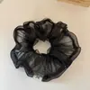 Goma para el pelo de malla de organza fresca y dulce para mujer, elegante goma para el pelo, banda elástica para el pelo para moño o cola de caballo