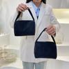 Nuevo Bolso Versátil de Hombro Cruzado Estilo Coreano para Mujer Bolso de Pana para Mujer Bolso Almohada de Gran Capacidad Bolso de Mano Cilíndrico