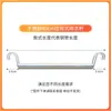 Accesorios para Barra de Ropa de Acero Inoxidable, Estante Abierto para Ropa, Estante de Almacenamiento para Perchas, Cortina a Prueba de Polvo