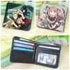 Carteira de Anime Transfronteiriça Demon Slayer Carteira Curta Carteira de Couro Mercadoria Spy X Family Bungo Stray Dogs Frieren