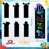 Marcador de Página Colorido Mexicano Transfronteiriço Raspadinha Animal Marinho Formato Especial Raspadinha Presente Criativo para Crianças Papel Raspadinha
