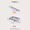 Estante Plegable para Basura Estante de Almacenamiento Montado en la Pared Cubo de Basura Gabinete de Cocina Portarrollos de Bolsa de Plástico Retráctil Almacenamiento Plegable
