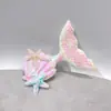 Grampo de Cabelo Cauda de Sereia Desenho Animado Menina Pequena Grampo Fresco Clipe Lateral Infantil Lantejoulas Clipe para Franja Acessórios de Cabelo