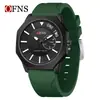 Reloj Octogonal OFNS Moda Personalidad Fecha Viaje de Negocios Reloj de Pulsera Delgado Negocios Dominante Reloj de Cuarzo para Hombre Resistente al Agua