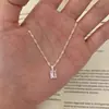 Colar de cabaça em prata de lei S925, nicho e versátil, com toque de alta qualidade, não desbota, banhado a ouro, moderno, simples e de luxo leve