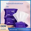 Toalha Seca Descartável Personalizada para Chão Papel Eletrostático para Remoção de Pó 30 Peças Limpeza de Mop Plano a Vácuo e Descontaminação Toalha Seca Sem Lavagem