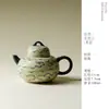 Bule de Porcelana Azul e Branca Ruyi Gui Song Pintado à Mão com Nuvens Auspiciosas Utensílio para Preparo de Chá Gongfu Retro Doméstico Bule Único de Cerâmica