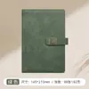 Set de regalo personalizado de cuadernos de negocios con relieve dorado, hebilla con patrón de ventana de piel de oveja, logo y páginas rayadas para reuniones