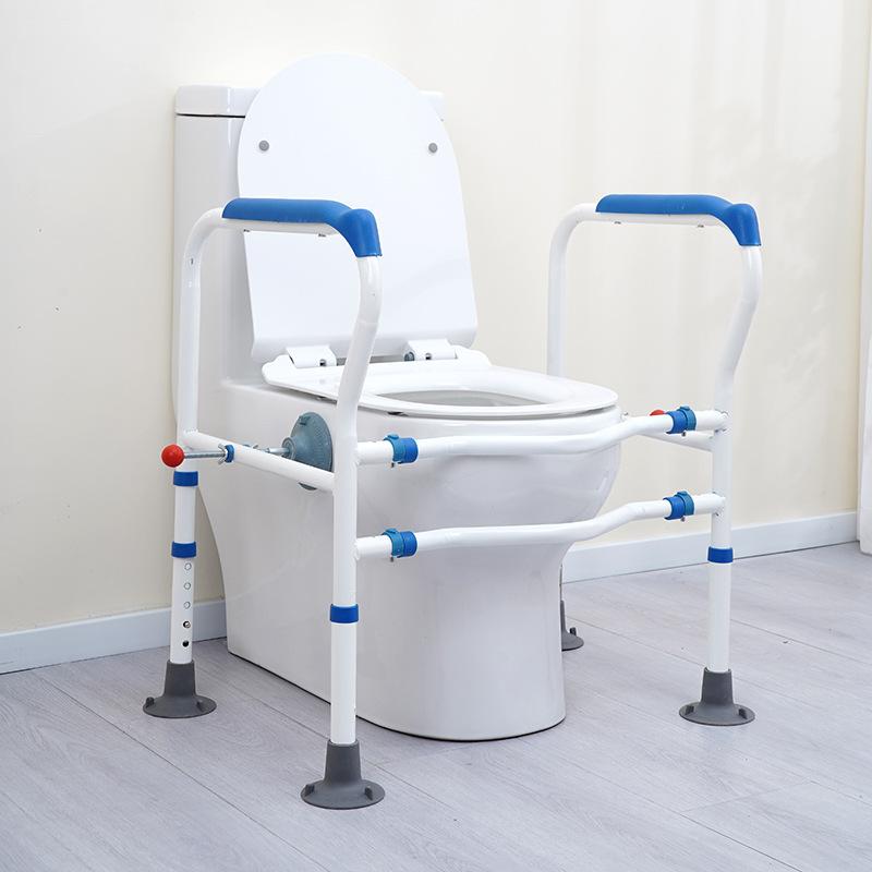 蓝白 防滑大吸盘脚垫+双侧吸盘夹具