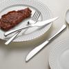 Juego de Cuchillo y Tenedor Estilo Western Alemán para Uso Doméstico, Cuchillo para Bistec de Acero Inoxidable 304, Tenedor y Cuchara Juego de Tres Piezas, Vajilla Estilo Western, Tenedor para Pasta