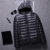 Outono e Inverno Roupas Masculinas com Capuz Acolchoadas de Algodão Moda Versátil Quentes Acolchoadas de Algodão Espessas Corta-vento Plus Size Jaqueta Acolchoada de Algodão