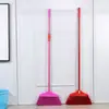 Escoba de plástico PP para rociar, venta al por mayor directa, escoba de cuatro filas de cerdas suaves, experto en limpieza del hogar, escoba de cerdas suaves