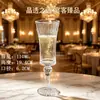 Jingyuan Taça de Champanhe de Vidro de Cristal com Pé Alto Taça para Degustação de Fragrâncias e Aromas Utensílios para Vinho Doméstico Taça para Vinho Doce com Bolhas