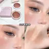 Daimenbear Transparente y Brillante de un Solo Color Alto Brillo Textura Puré de Papa Brillante Perlado Maquillaje Facial para Mujeres