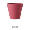 Maceta de barro color Morandi rosa moca maceta de cerámica roja colorida con bandeja maceta de barro maceta Internacional maceta de cerámica
