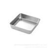 Plato Cuadrado de Acero Inoxidable apto para Drenaje de Aceite Drenaje de Agua Horno Doméstico Bandeja Cuadrada de Fondo Plano Utensilios de Horneado Comerciales Plato para Bol de Arroz