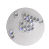 Wuzhou gema artificial piedra suelta cuentas color mágico AB luz azul imitación Piedra Lunar transparente perforada accesorios para joyería DIY