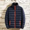 Estilo Comércio Exterior Outono e Inverno Masculino Espessado Gola Alta Curta Roupa Acolchoada de Algodão Moda Casual Masculina Casaco Acolchoado de Algodão Estilo Coreano Slim Fit Tendência Casaco Masculino