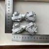 Doce Prata Fresca Pequeno Brilho Coração de Amor Laço de Coração Grampo de Cabelo Capa de Celular Mala Sapatos e Meias Acessórios de Vestuário Pet