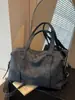 Bolsa Tote Portátil Tendência e Descolada, Bolsa Feminina de Grande Capacidade, Nova Bolsa Transversal Casual de Luxo Leve Estilo Coreano, Bolsa de Viagem