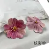 Cabeza de flor de begonia pequeña estilo película artificial material para pasador de tocado de minoría étnica DIY flor artificial decoración floral para fotografía