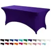 Funda Elástica para Mesa Transfronteriza de Comercio Exterior, Venta Directa de Fábrica, Mantel Elástico de Spandex para Fiesta de Bodas, Funda para Mesa de Cóctel, Mantel