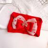 Gorro de bebé de una sola capa para primavera y otoño y verano, gorro fetal para niña, gorro indio para niña, gorro rojo para vestir, gorro protector de fontanelas, calcetines, traje