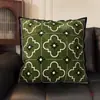 Almofada Verde Estilo Medieval Almofada Dupla Face Almofada Macia para Sofá Estilo Retrô Almofada Suave para Cabeceira com Enchimento Almofada para Encosto de Carro