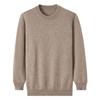 Suéter de Cachemira para Hombre Cachemira Primavera y Otoño Nueva Llegada Juventud Prenda de Primera Línea Cuello Redondo Manga Larga Tejido Base Suéter