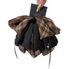 Pasador de Pelo Estilo Vintage con Textura de Nieve y Colgante de Moño para Mujer, Pinza para Cola de Caballo para la Parte Trasera de la Cabeza, Accesorio para el Cabello Semi-Recogido con Estilo Elegante