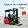 Empilhadeira a diesel de combustão interna com mastro de 2 seções 4m Elevação empilhadeira contrabalançada a diesel 3,5 toneladas