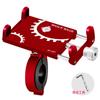 Porta Teléfono Móvil de Aleación de Aluminio para Bicicleta Fijo Soporte para Teléfono Móvil para Navegación de Coche con Batería de Motocicleta Estante de Entrega para Teléfono Móvil para Ciclismo