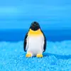 Nuevo Pingüino Lindo Musgo Micro Paisaje Nieve Adornos Bloque de Hielo Resina Paisajismo Adornos