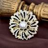 Broche de aleación con diamantes de imitación para mujer, broche para camisa, traje, hebilla oculta ajustada a la cintura, botón decorativo para cheongsam, joyería antiexposición.