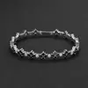 Cadena de avión de acero inoxidable europea y americana, pulsera de circonita, joyería para mujer, accesorios de collar simples de alta gama, personalizable