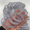 Suministro en vivo fuera de Mongolia biblioteca de materiales pulsera azul sustituto plano de calcedonia pulsera imitación jadeíta de agua azul pulsera jade generación cabello