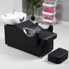 Cama de Lavado Semi-Reclinable al por Mayor para Salones de Belleza, Cama para Cortar y Lavar el Cabello, Sillón de Lavado para Salón de Belleza, Cama de Terapia Capilar con Masaje