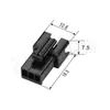 Carcasa enchufable SM conector 2.54 2P/3/6/8/10P terminal de lengüeta de carcasa enchufable macho y hembra
