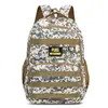 Mochila Tática Militar Camuflagem Deserto Resistente à Água Grande Capacidade para Caminhada Camping