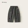 Bangxuan Ropa Infantil Nuevas Llegadas Overol para Niños Pequeños Estampado de Estrellas Pantalones de Pierna Recta para Niños Pantalones Casuales para Bebés Pantalones Elegantes para Niños Otoño